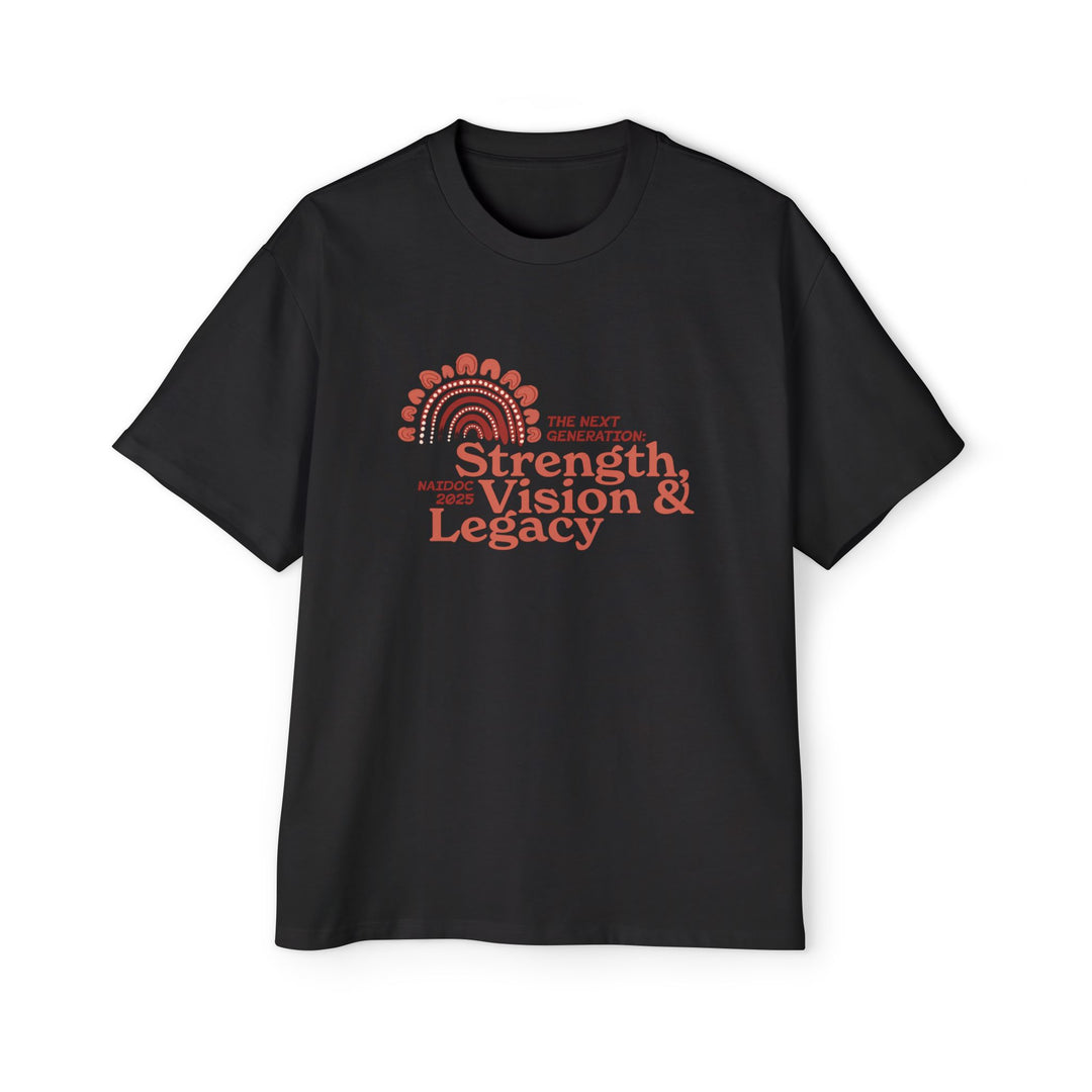 Strength, Vision & Legacy - NAIDOC 2025 Men's Oversized T-Shirt