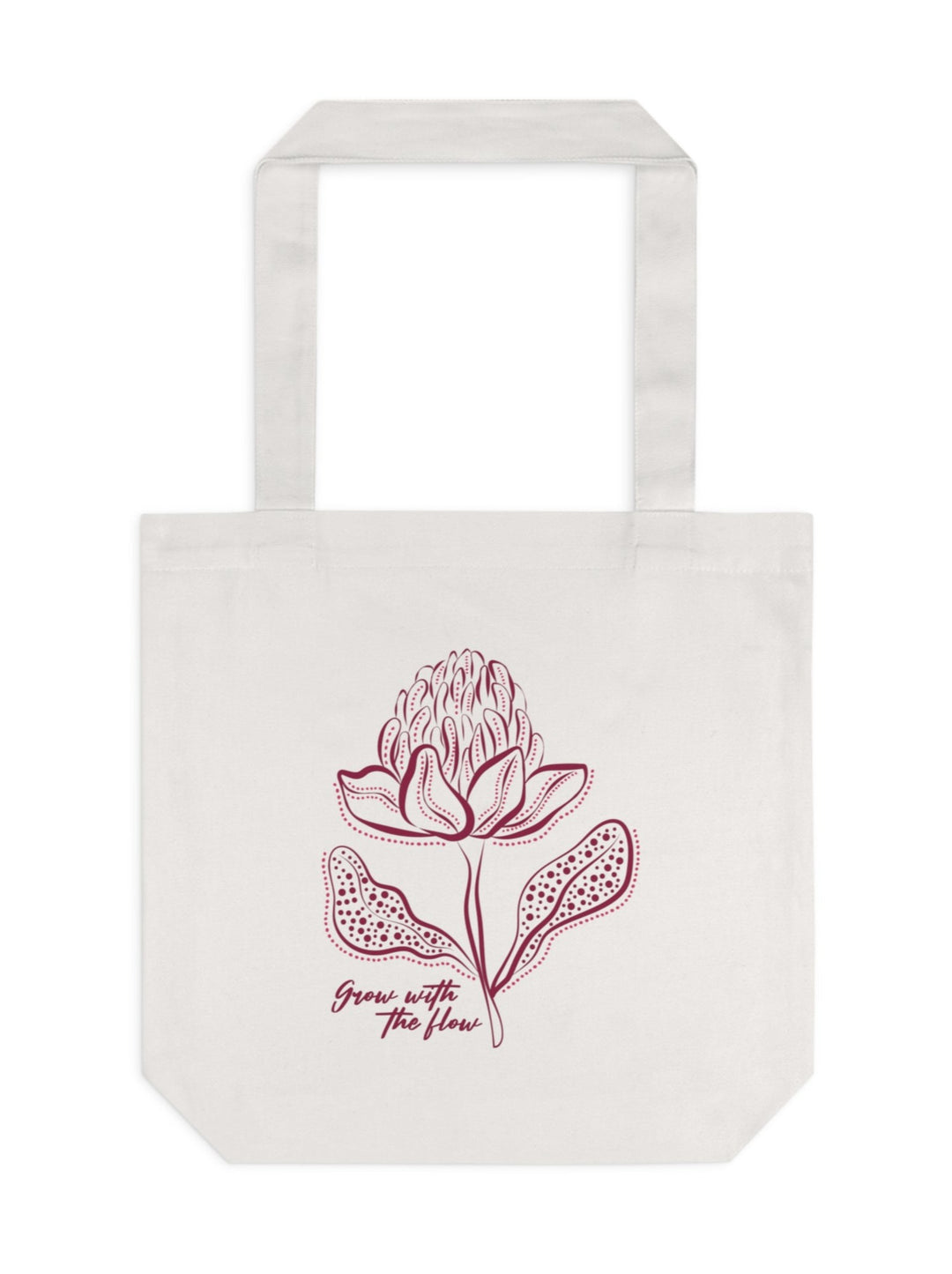 Grow with the Flow - Cotton Tote Bag