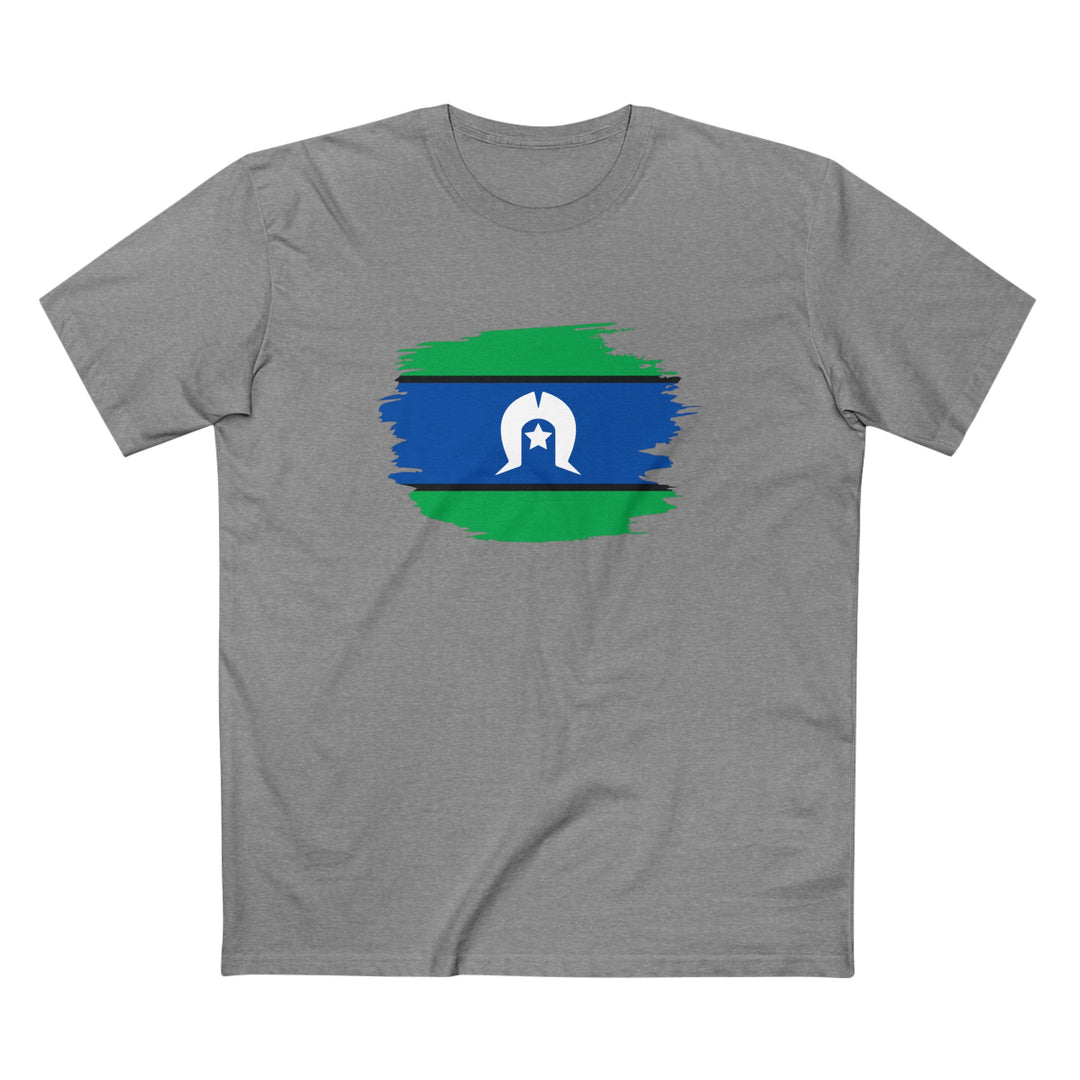 Brushstroke TSI Flag - Men's T-shirt