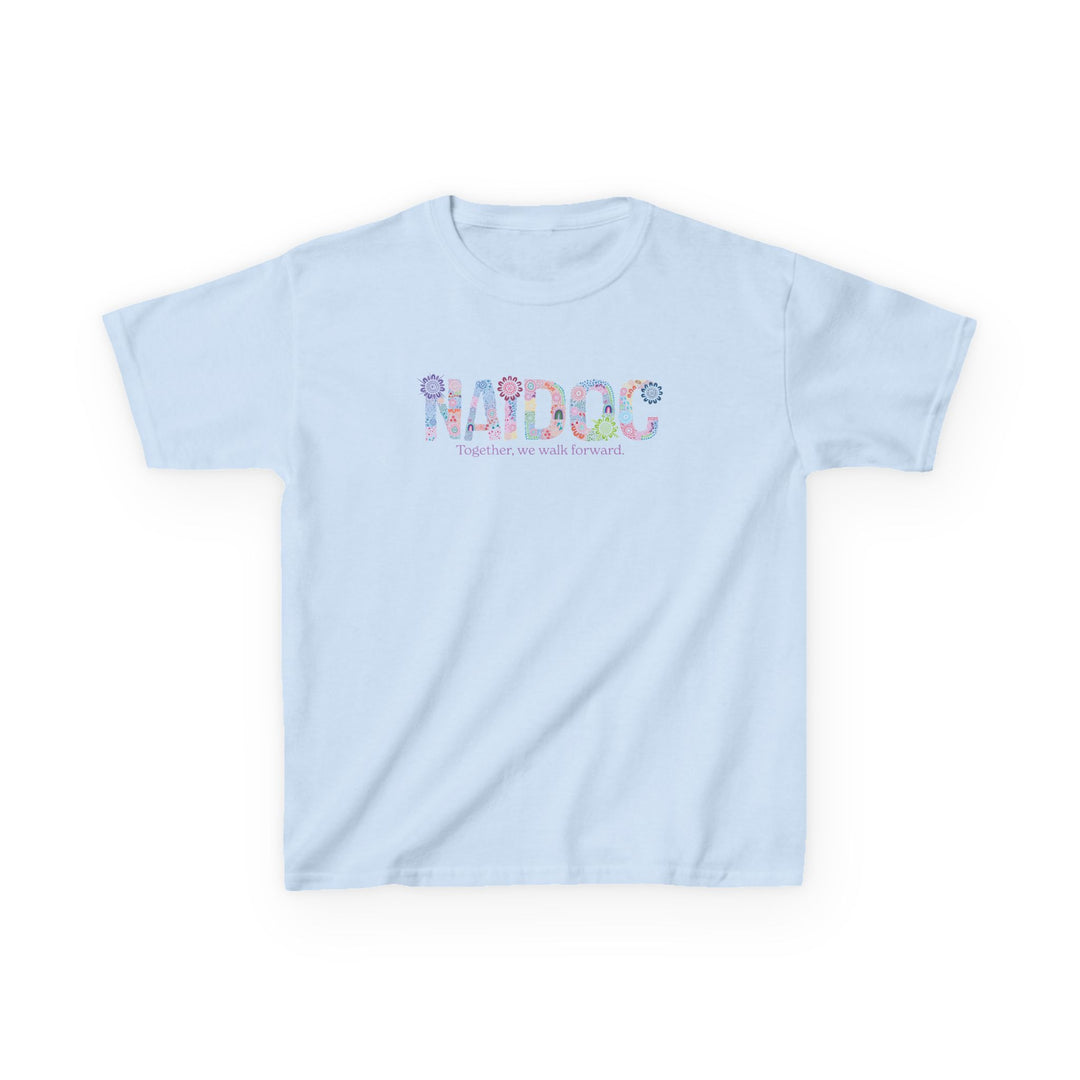 Together, We Walk Forward - NAIDOC 2025 Kids' Cotton T-Shirt