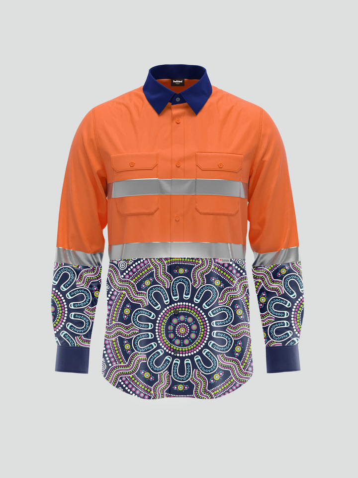 Healing - Custom Hi-Vis Unisex Workwear Shirt