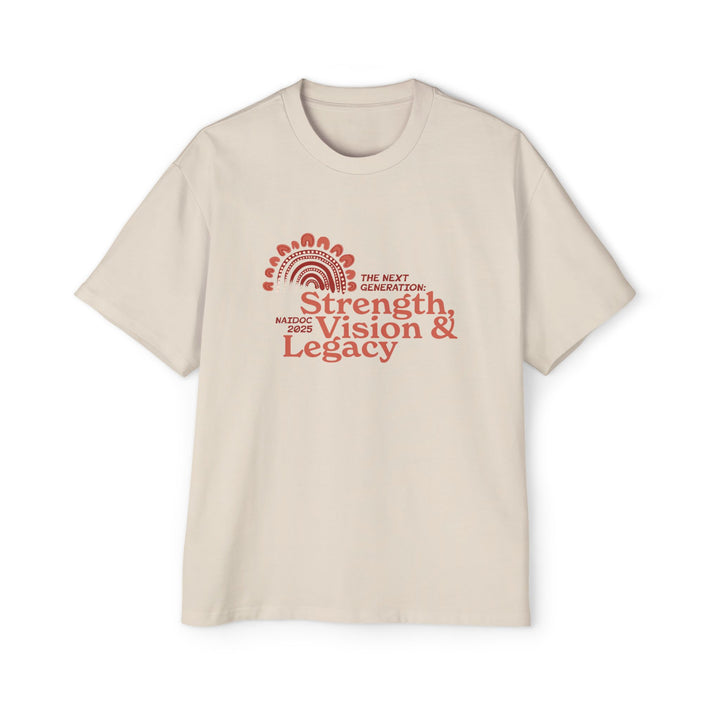 Strength, Vision & Legacy - NAIDOC 2025 Men's Oversized T-Shirt