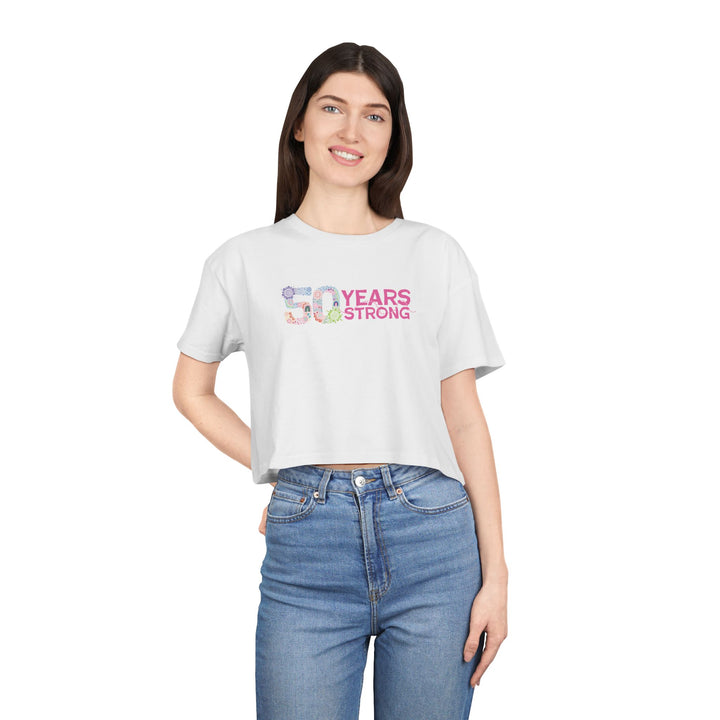50-Year Commemoration - NAIDOC 2025 Women's Cropped T-Shirts