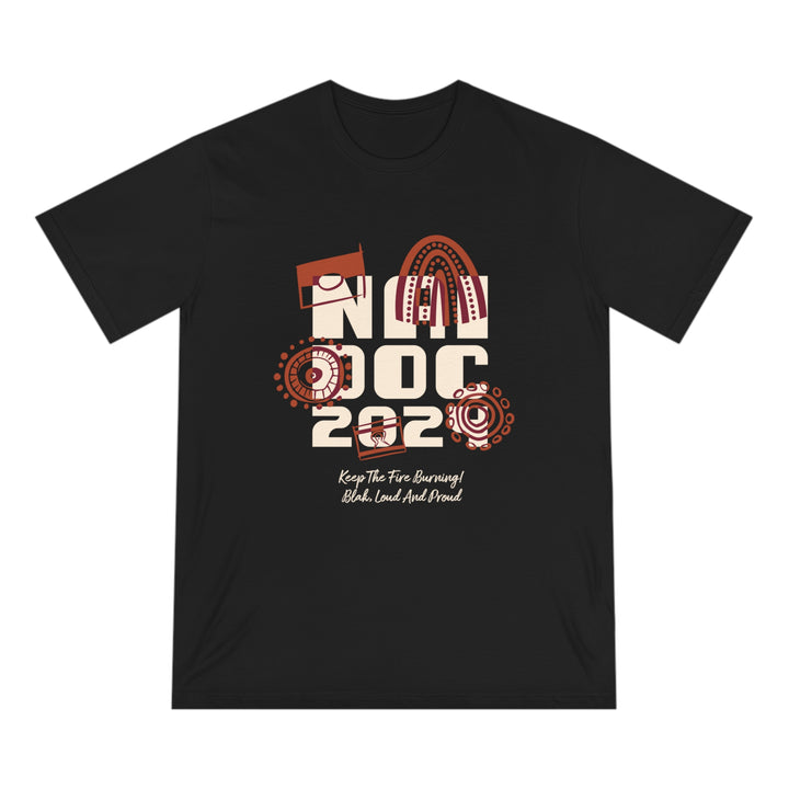 Our Fire Burns On! NAIDOC 2024 - Unisex Organic T-shirt