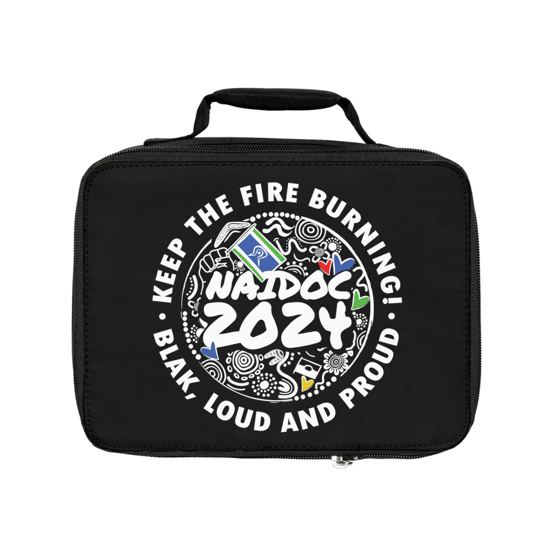 Land, Sea and Sky NAIDOC 2024 - Lunch Bag (Black)