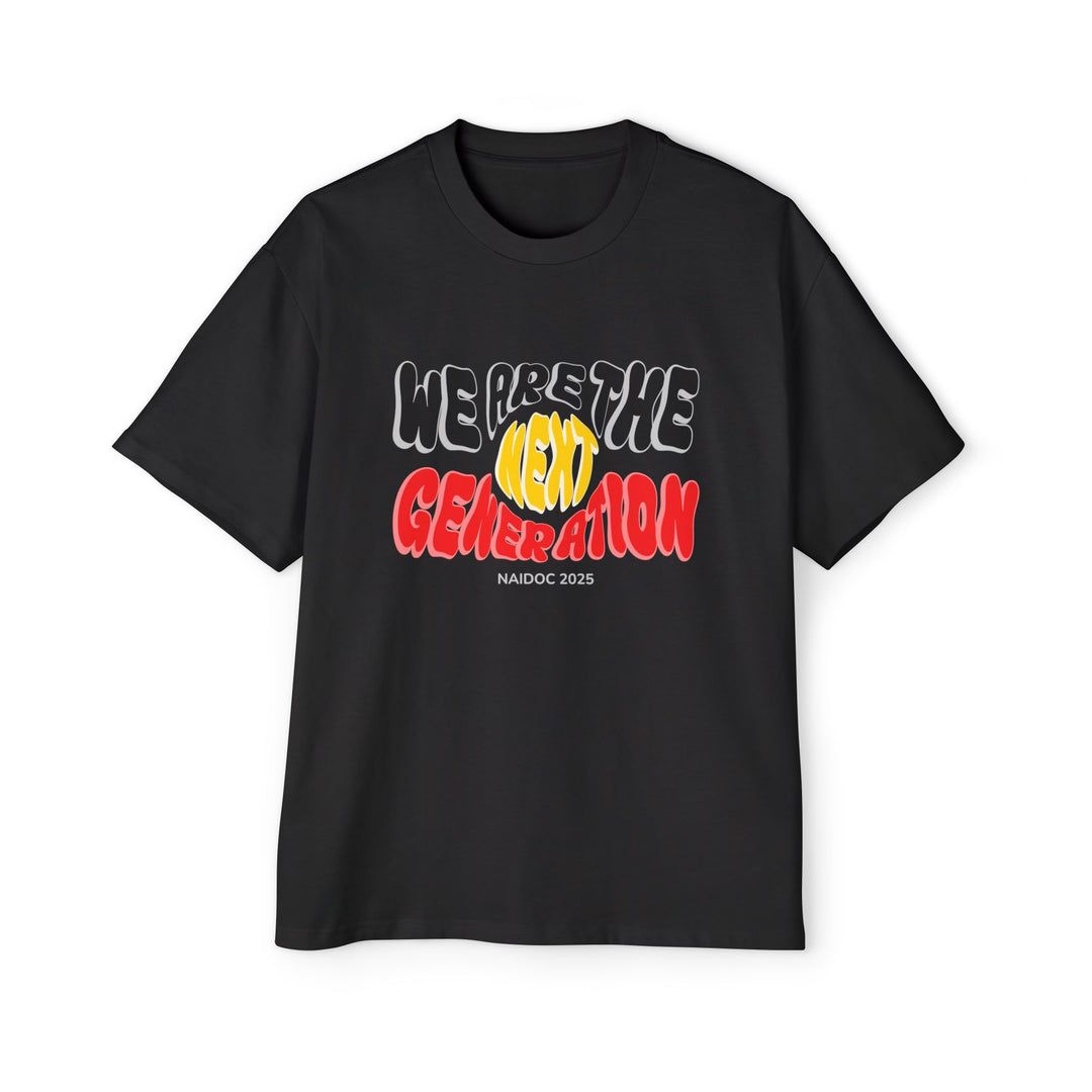 We Are The Next Generation - NAIDOC Men's Oversized T-Shirt