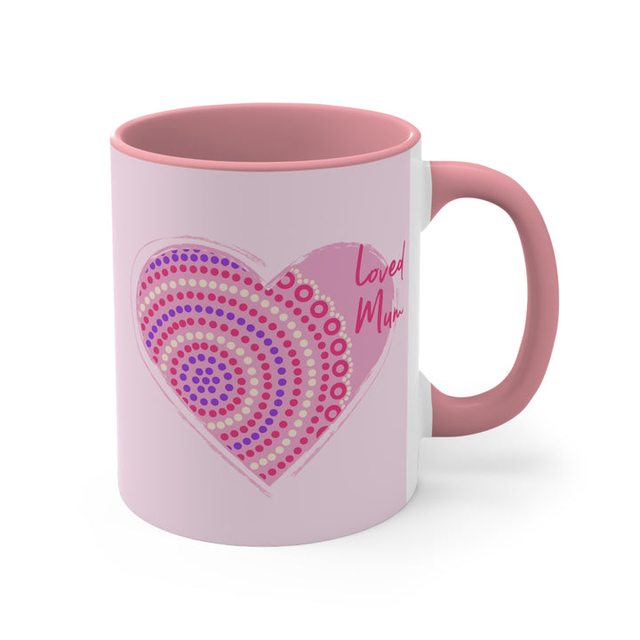 Heartfelt Love - Colourful Accent Mug