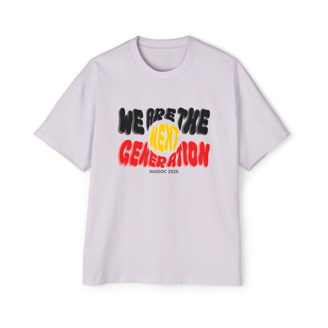 We Are The Next Generation - NAIDOC Men's Oversized T-Shirt