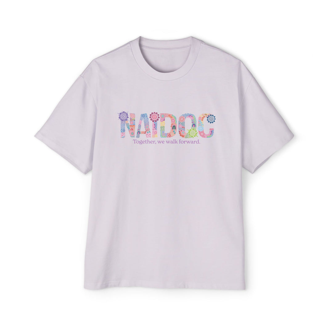 Together, We Walk Forward - NAIDOC 2025 Men's Oversized T-Shirt