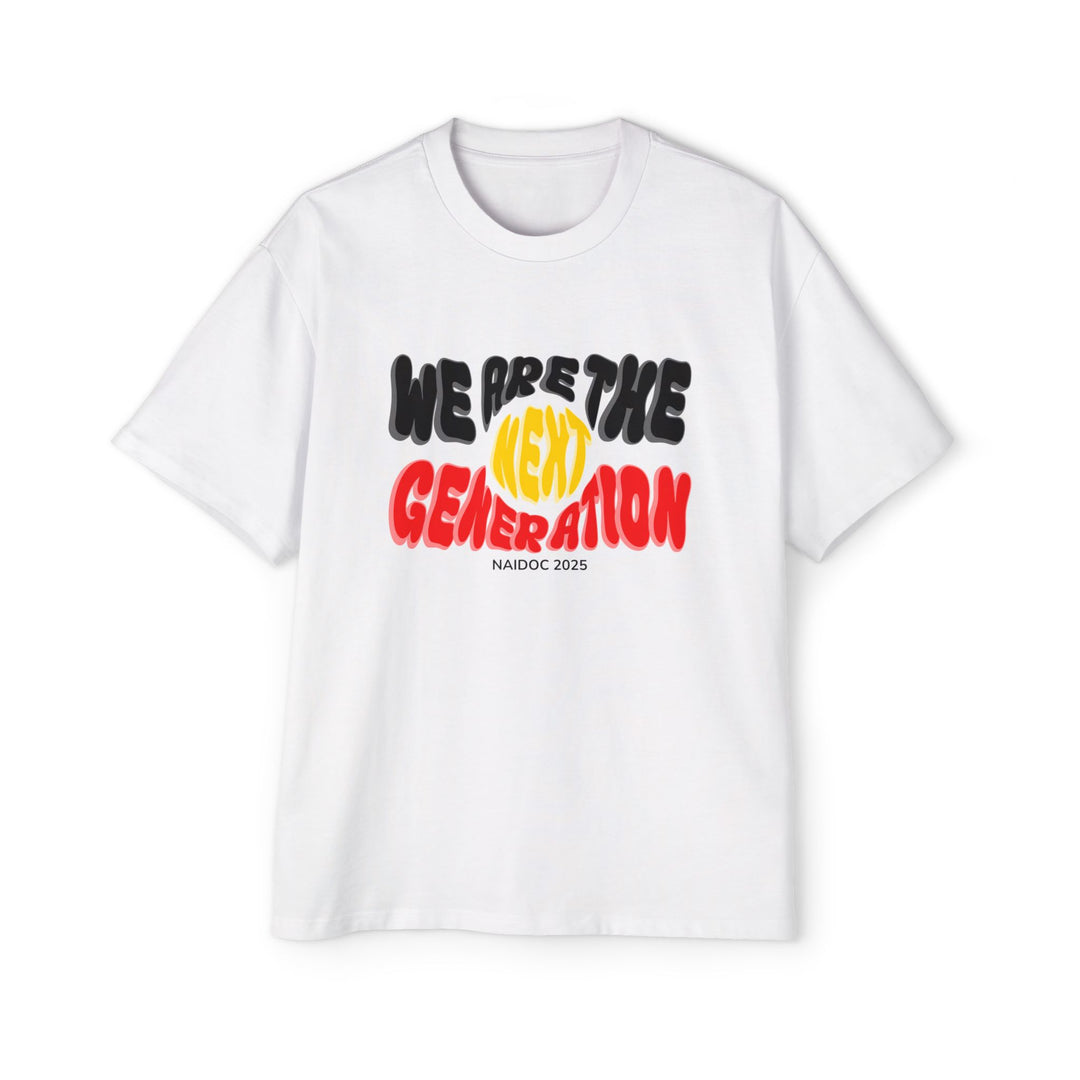 We Are The Next Generation - NAIDOC Men's Oversized T-Shirt