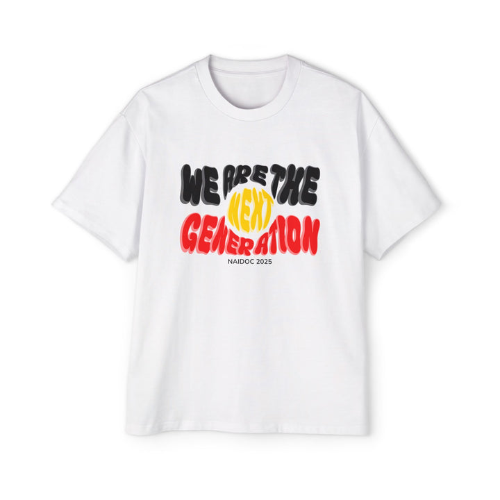We Are The Next Generation - NAIDOC Men's Oversized T-Shirt