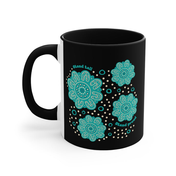 Stand Tall, Stand Proud - Colourful Accent Mug