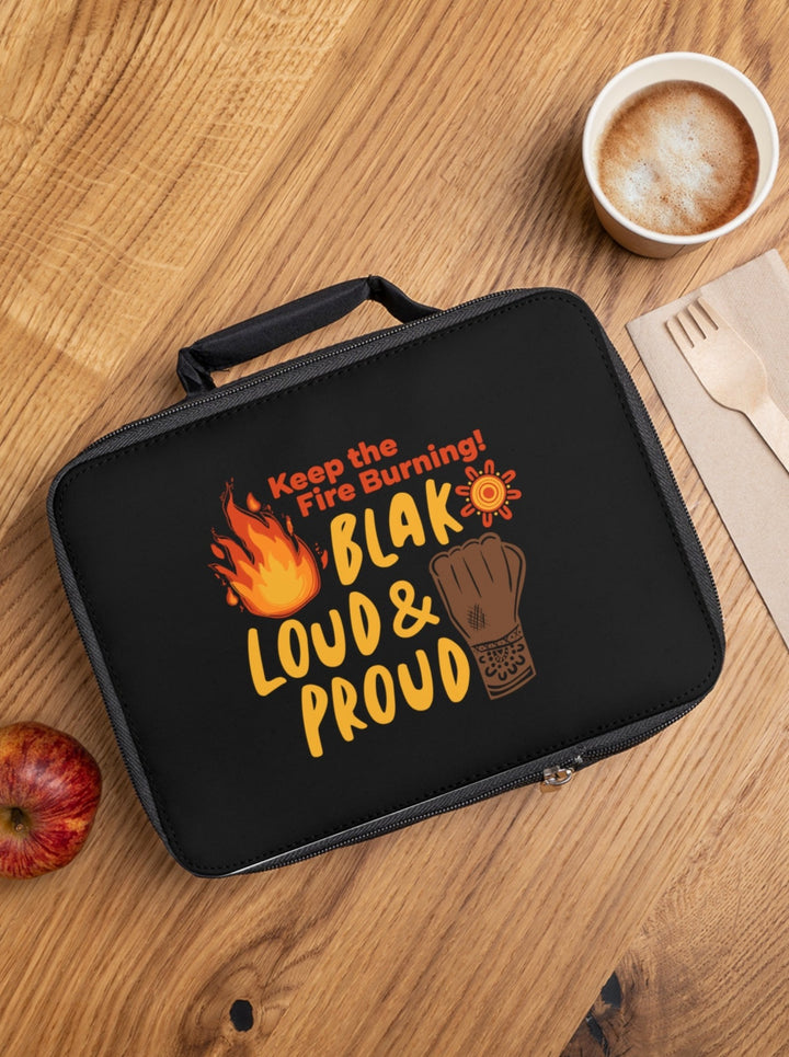 The Fire Within - NAIDOC 2024 Lunch Bag (Black)