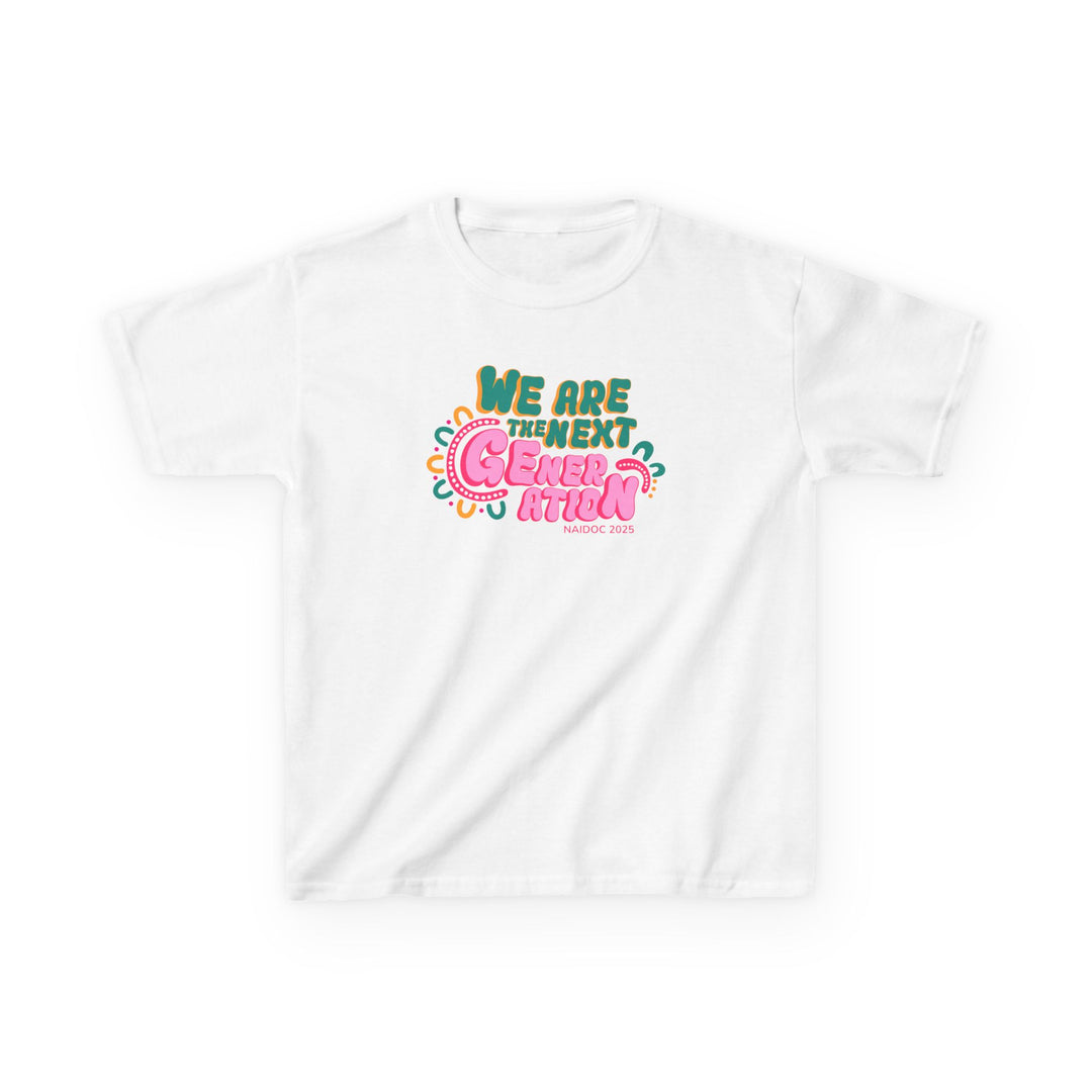 Vibrant Future (Bright Edition) - NAIDOC 2025 Kids' Cotton T-Shirt