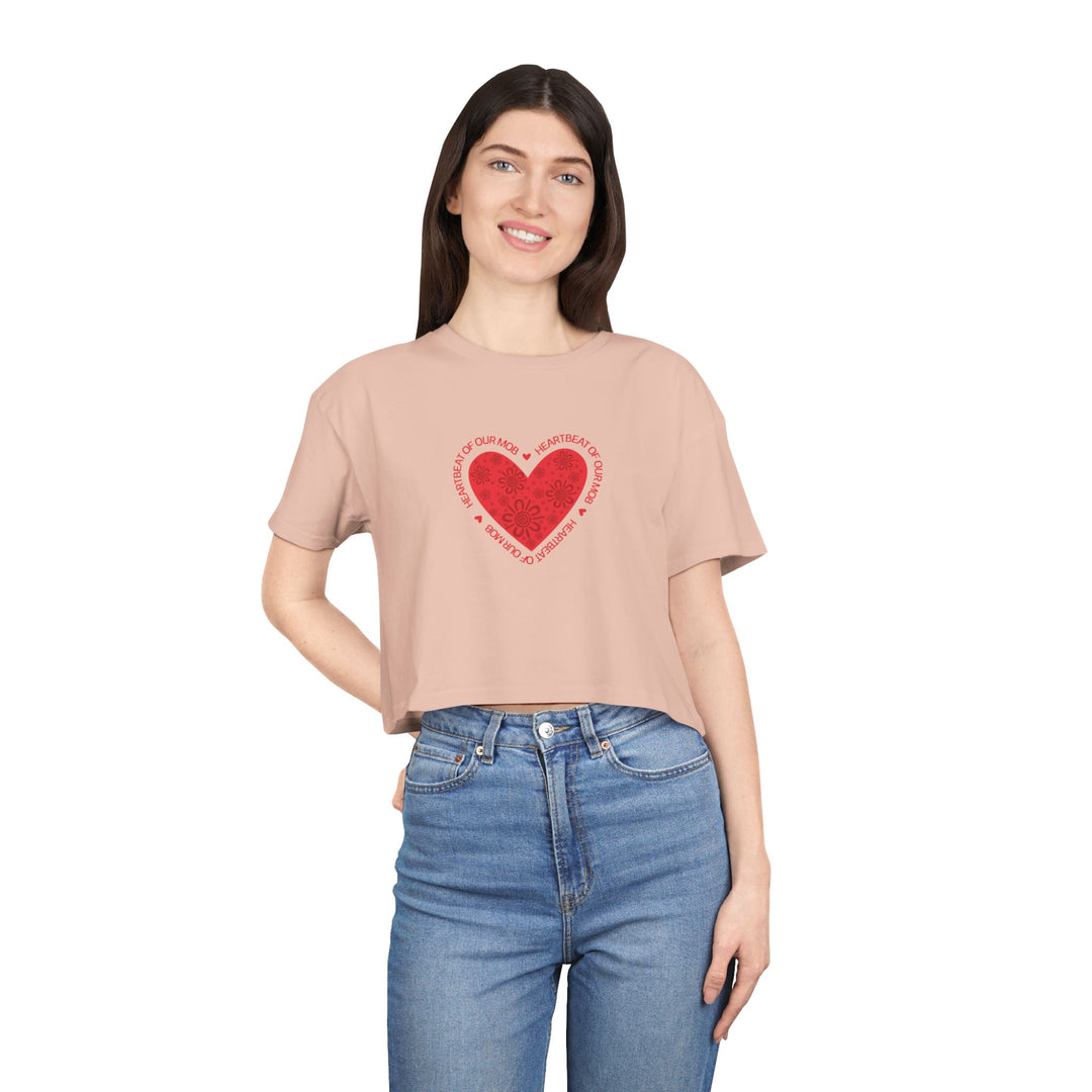 Strong Mum, Strong Mob - Women's Cropped T-Shirt