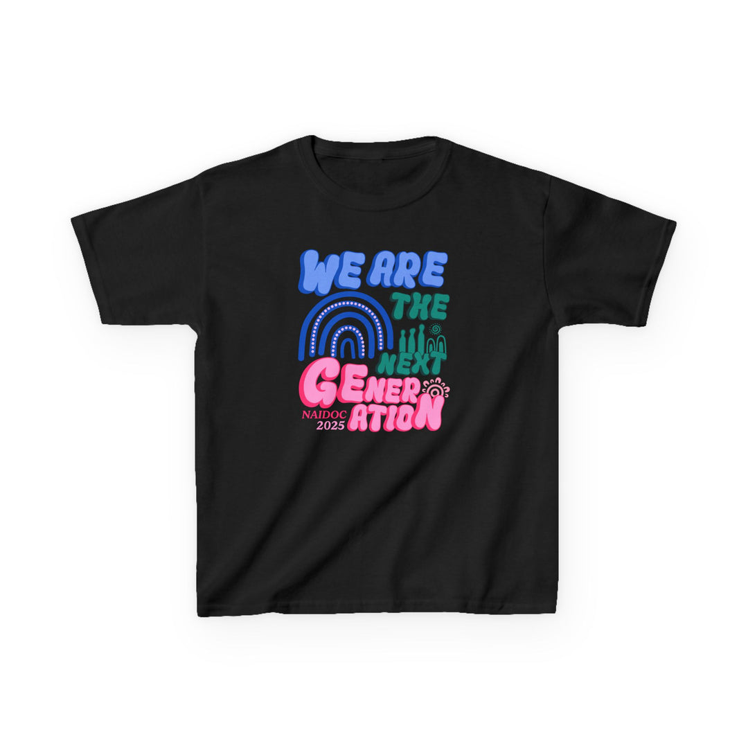 Next Mob Rising - NAIDOC 2025 Kids' Cotton T-Shirt