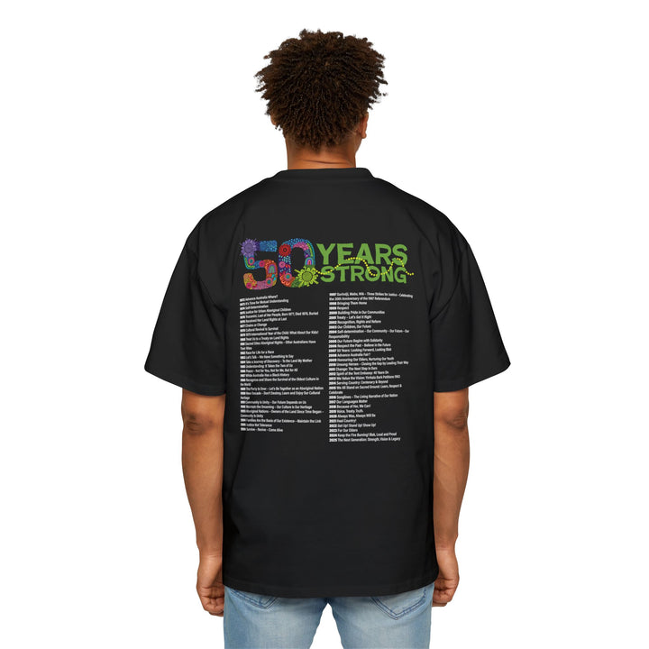 50-Year Commemoration - NAIDOC 2025 Men's Oversized T-Shirt