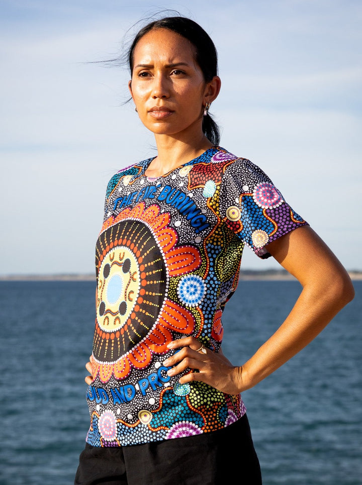 Kaala Danjoo (Fire Together) - NAIDOC 2024 Women's Fashion Top (Limited Edition)