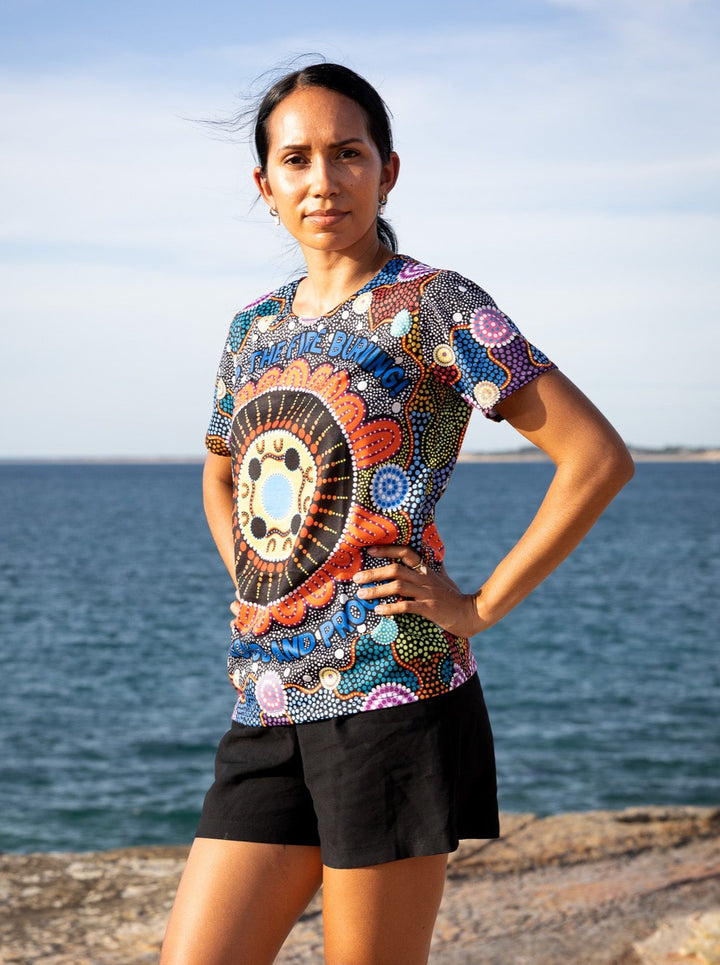 Kaala Danjoo (Fire Together) - NAIDOC 2024 Women's Fashion Top (Limited Edition)