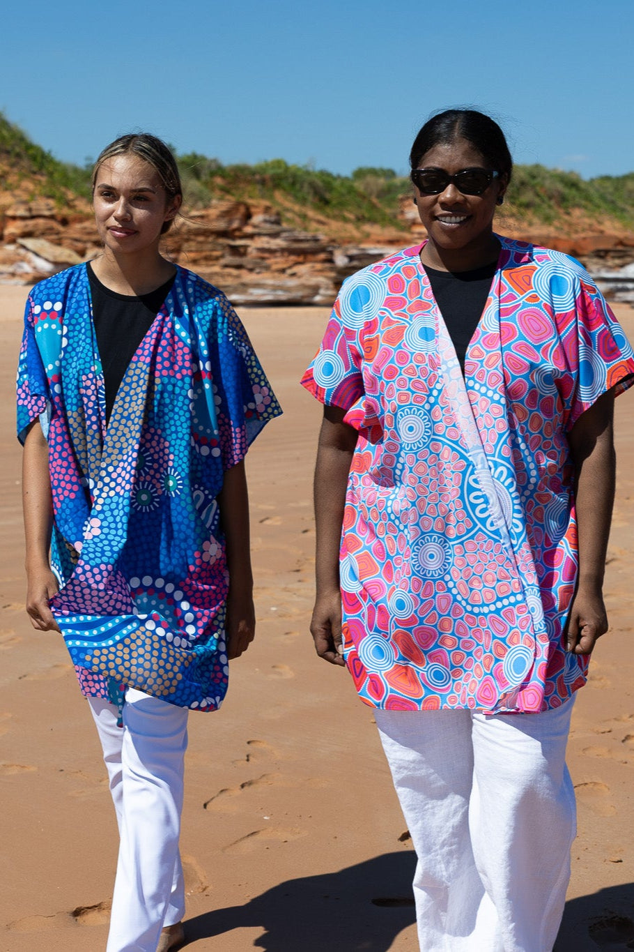Old Ways Guiding New Paths - NAIDOC 2025 Kaftan