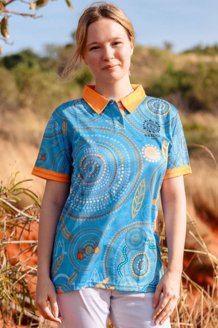 Never Stop the Dreaming - NAIDOC 2025 Women's Polo
