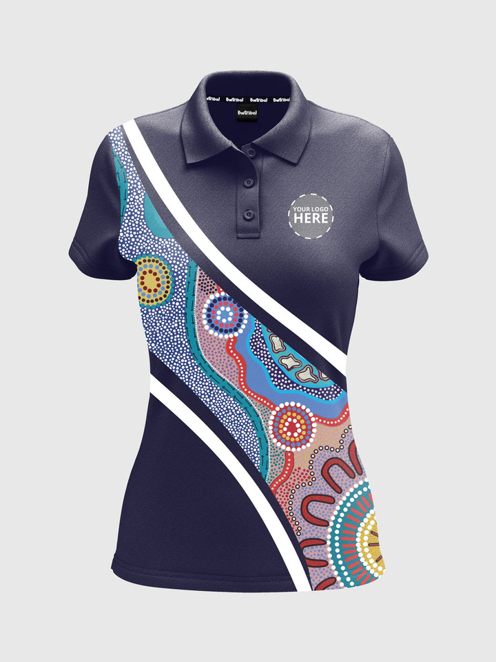 Rockpools - UPF 50+ - Women's Custom Polo