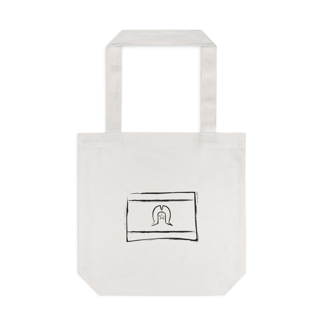 Strait Lines (TSI Flag) - Cotton Tote Bag