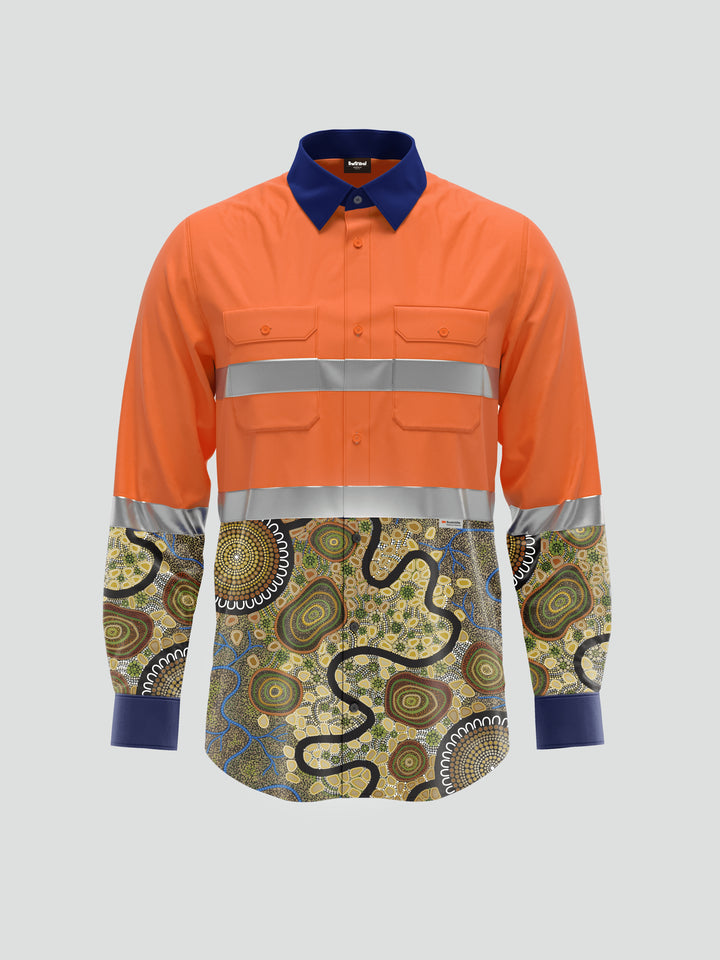 To My Country - Custom Hi-Vis Unisex Workwear Shirt