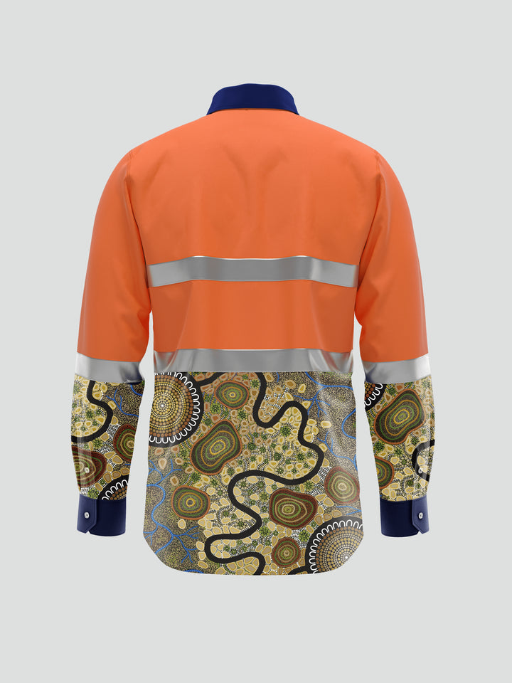 To My Country - Custom Hi-Vis Unisex Workwear Shirt