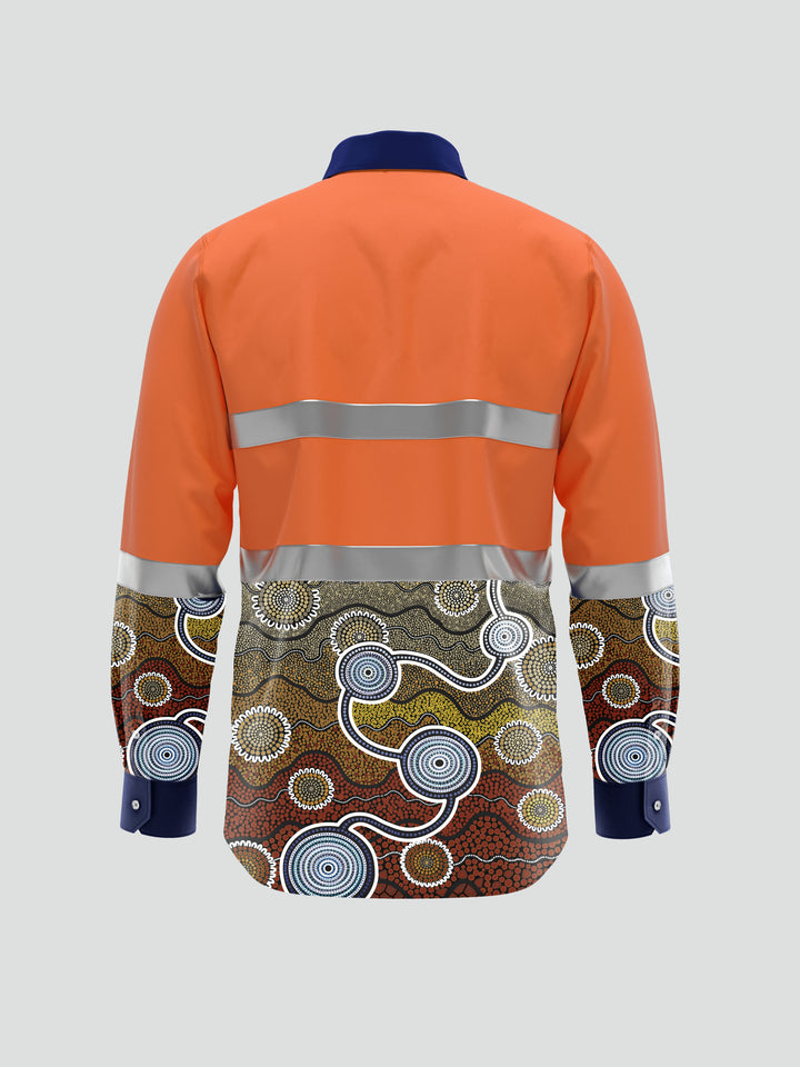 Warranggal Dhawun (Strong Ground) - Custom Hi-Vis Unisex Workwear Shirt