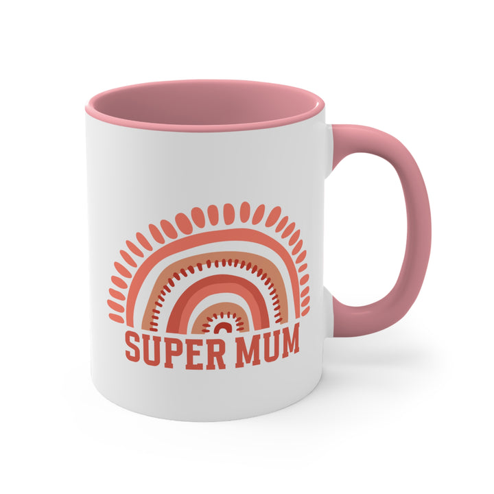 Super Mum - Colourful Accent Mug