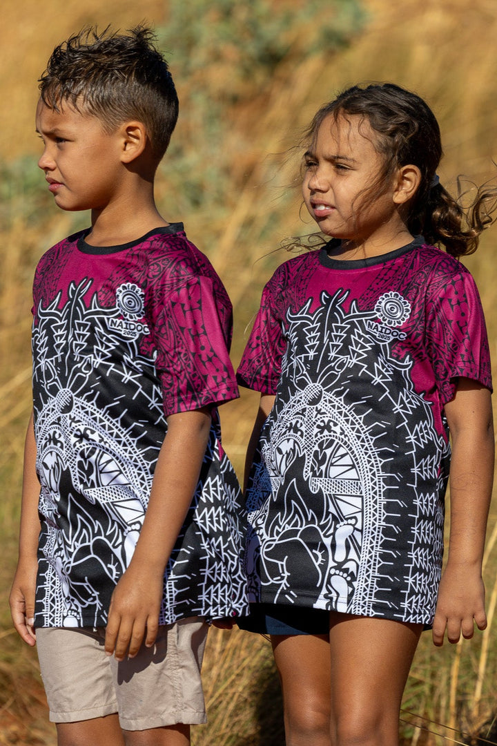 The Next Generation: Strength, Vision & Legacy - NAIDOC 2025 Kids' T-Shirt