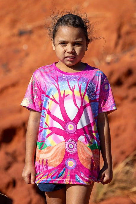 Deep Roots, Bright Future - NAIDOC 2025 Kids' T-Shirt
