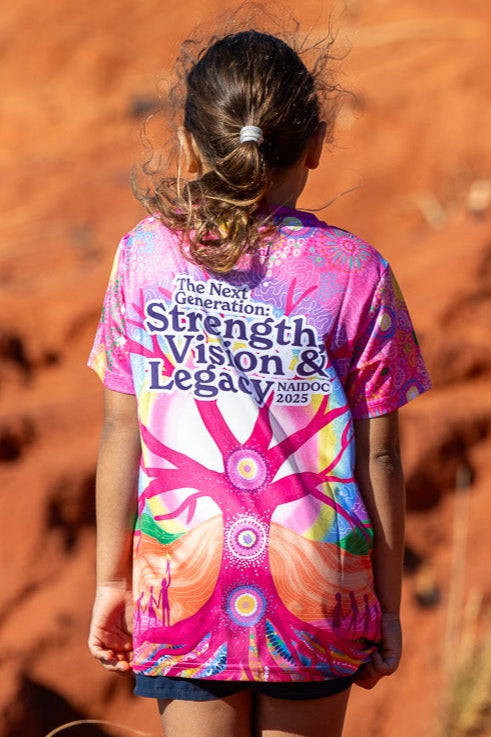 Deep Roots, Bright Future - NAIDOC 2025 Kids' T-Shirt
