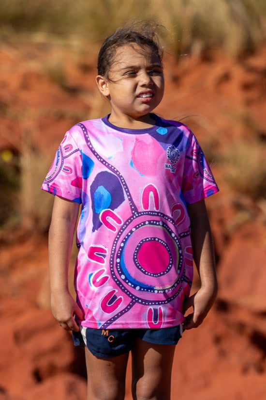Meeting Place - Sharing Knowledge - NAIDOC 2025 Kids' T-Shirt