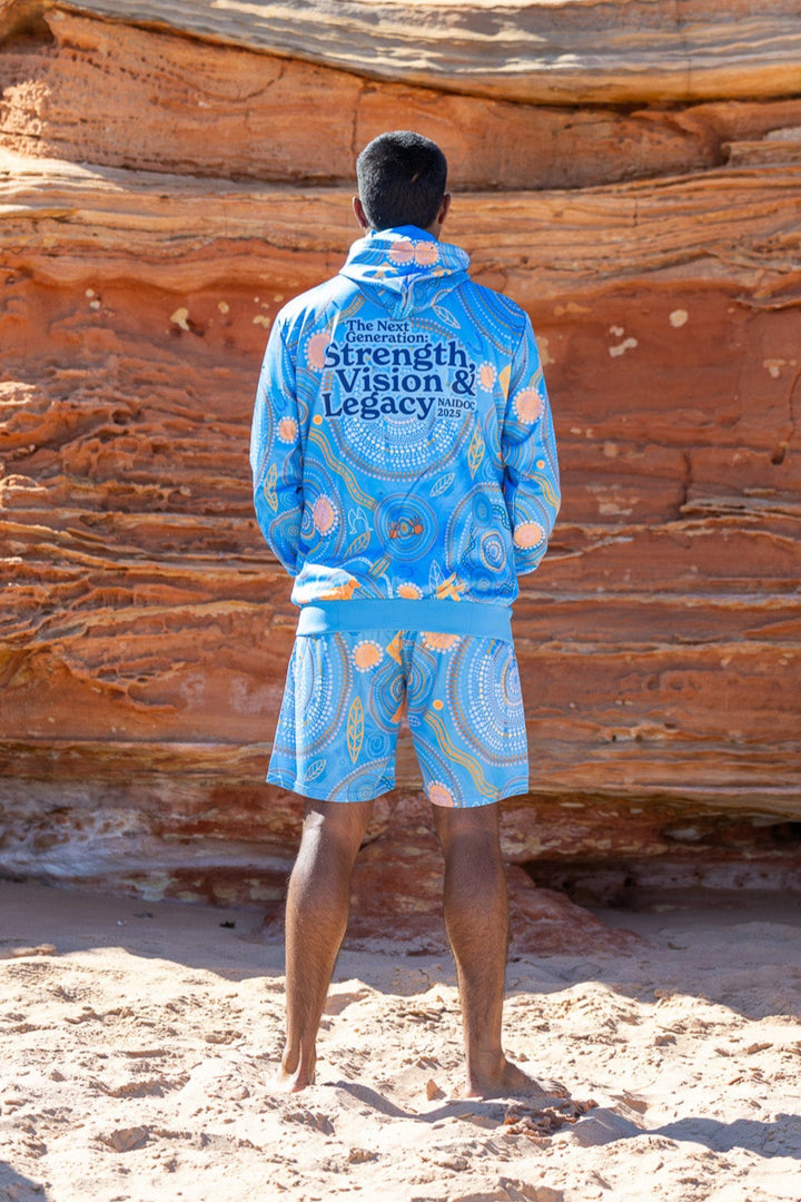 Never Stop the Dreaming - NAIDOC 2025 Unisex Shorts