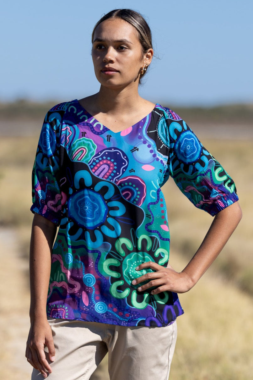 KIKI III - 3/4 Sleeve Blouse