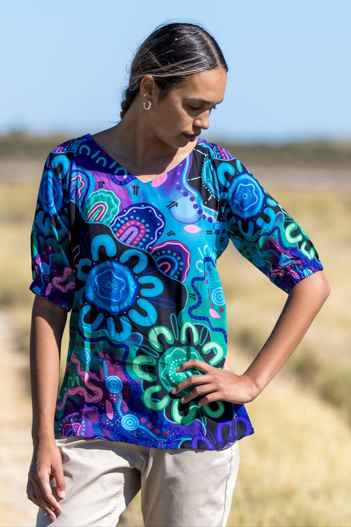 KIKI III - 3/4 Sleeve Blouse