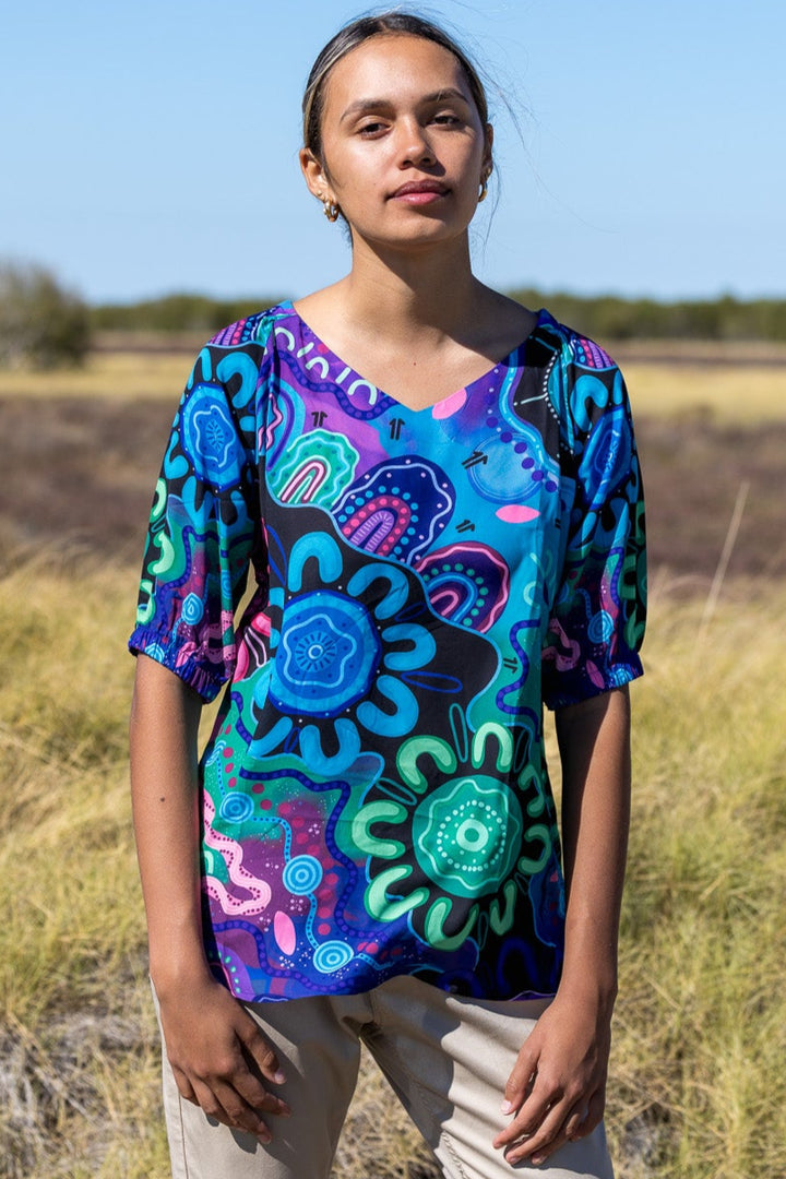 KIKI III - 3/4 Sleeve Blouse