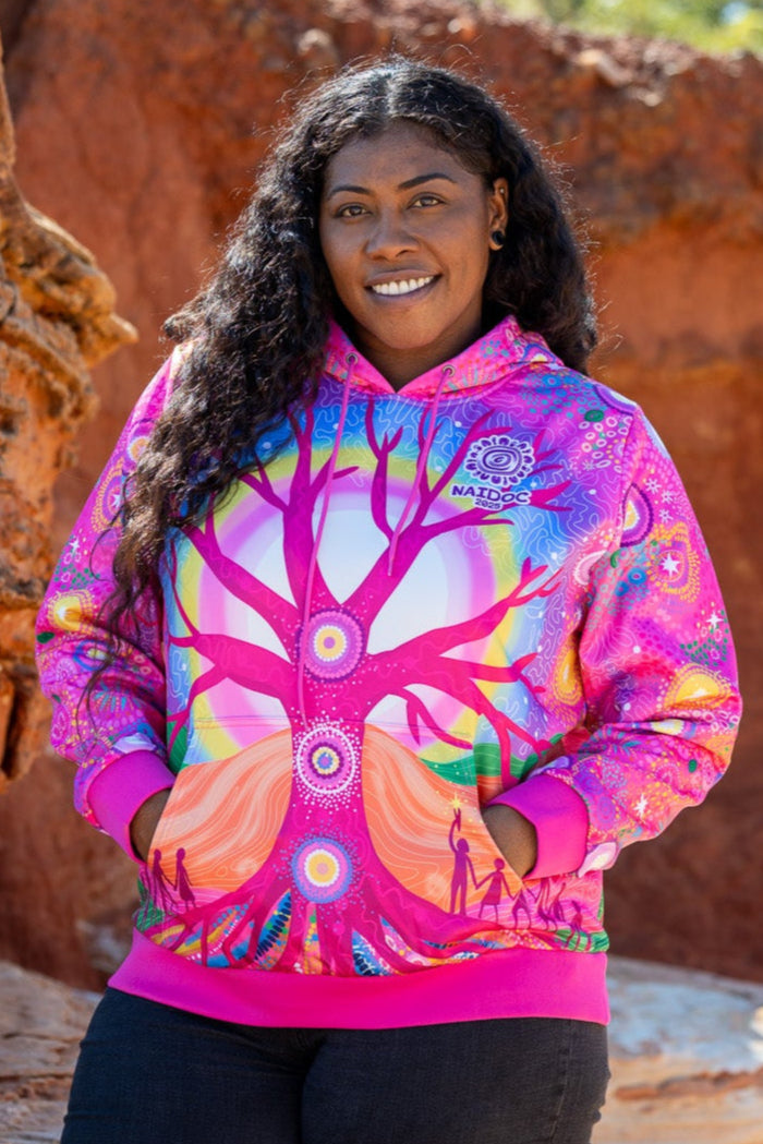 Deep Roots, Bright Future - NAIDOC 2025 Women's Hoodie