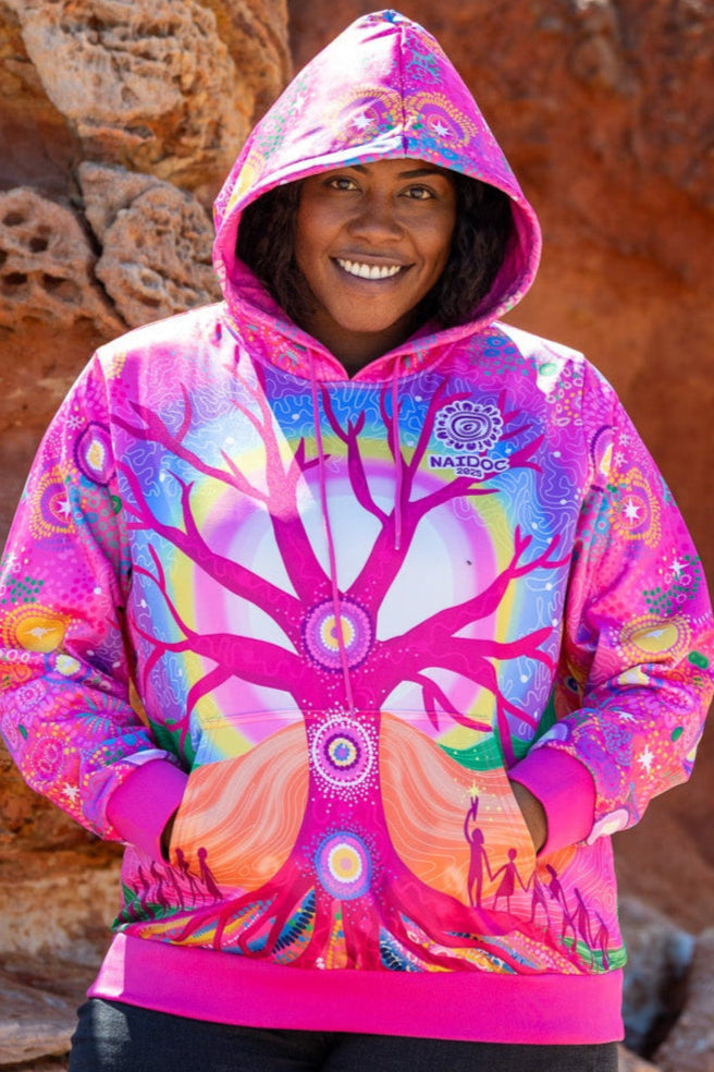 Deep Roots, Bright Future - NAIDOC 2025 Women's Hoodie
