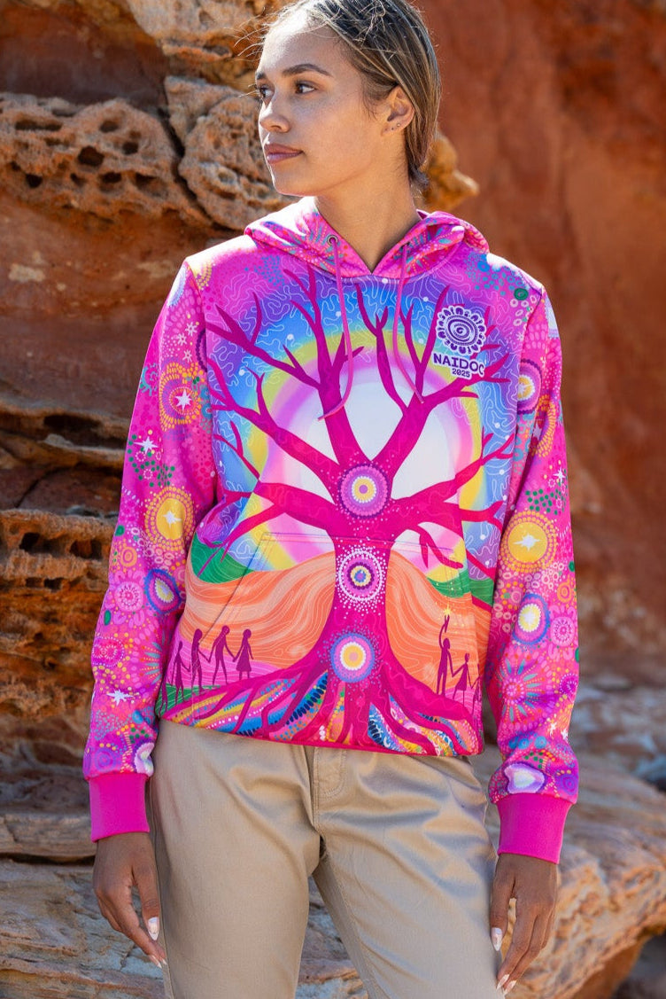 Deep Roots, Bright Future - NAIDOC 2025 Women's Hoodie