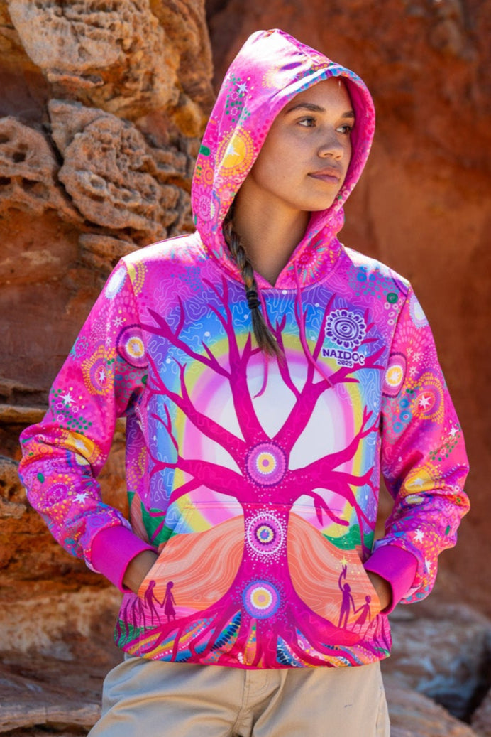 Deep Roots, Bright Future - NAIDOC 2025 Women's Hoodie