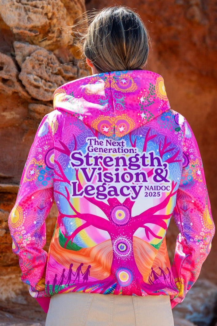 Deep Roots, Bright Future - NAIDOC 2025 Women's Hoodie