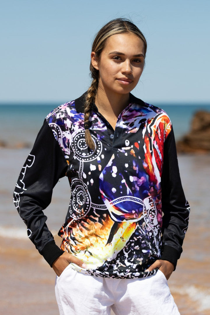 Barra - Fishing Unisex Long-Sleeved Fishing Polo