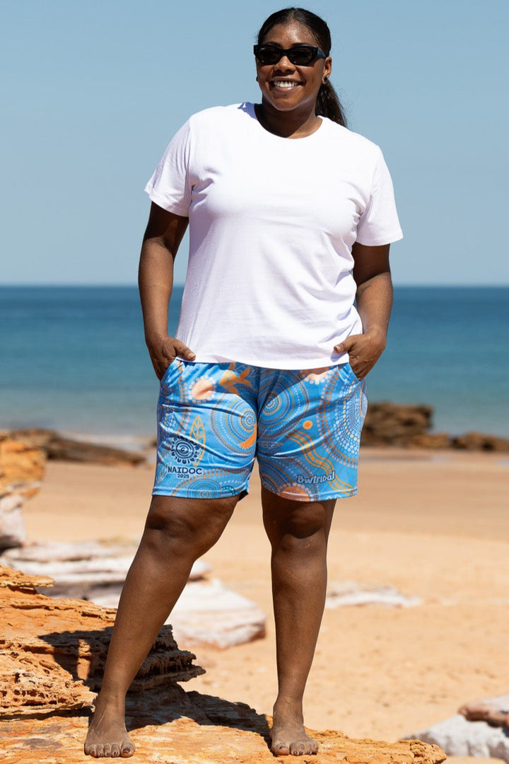 Never Stop the Dreaming - NAIDOC 2025 Unisex Shorts