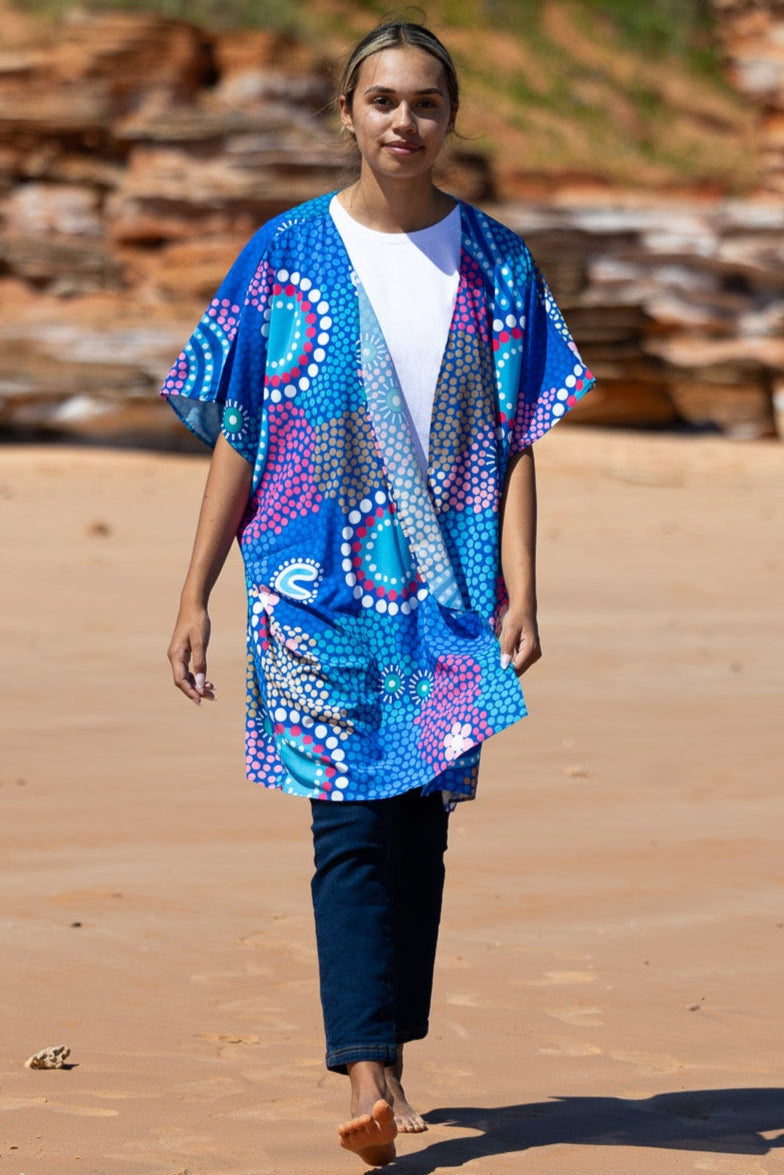 Old Ways Guiding New Paths - NAIDOC 2025 Kaftan