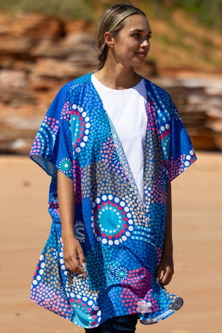 Old Ways Guiding New Paths - NAIDOC 2025 Kaftan