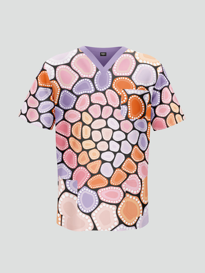 Burrul-gi-gi Wuuri - Unisex Custom Scrub Top