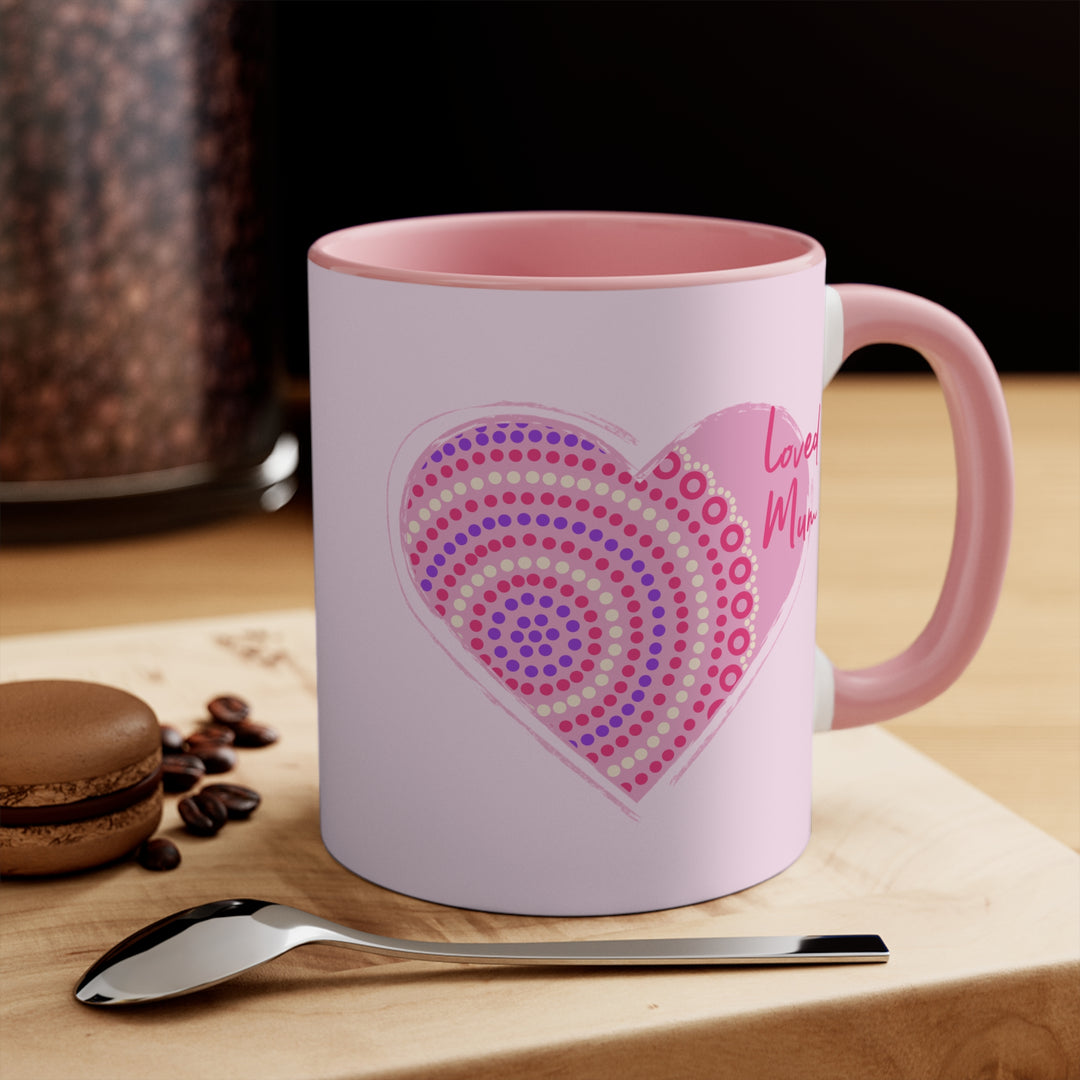 Heartfelt Love - Colourful Accent Mug